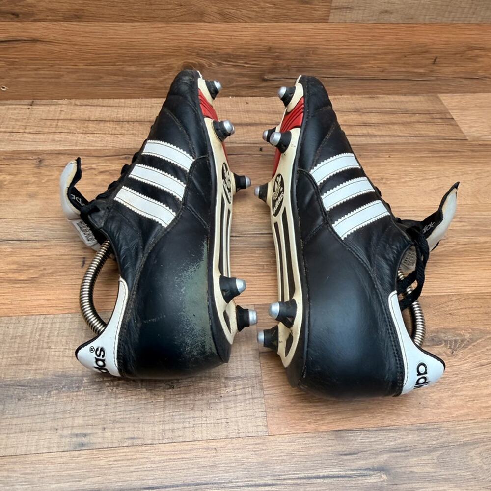 Adidas men size 10 black World Cup SG 2009 Germany Football Boots Soccer Cleats - Picture 7 of 10